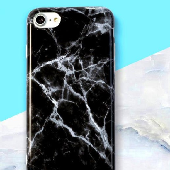 Marble Phone Cases in Pink, White & Black - Picture 7 of 8